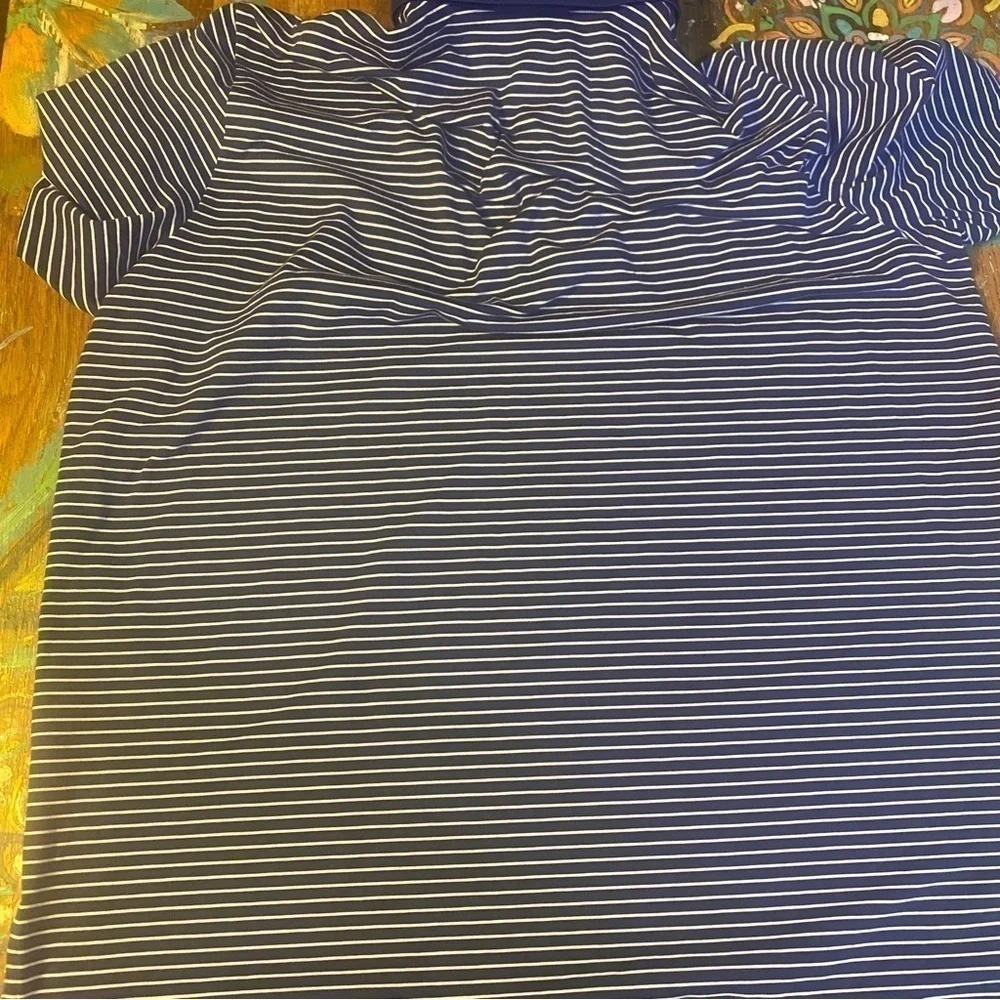 RARE Really Clean Ralph Lauren Polo Golf Mens Shirt Size XXL Blue/White